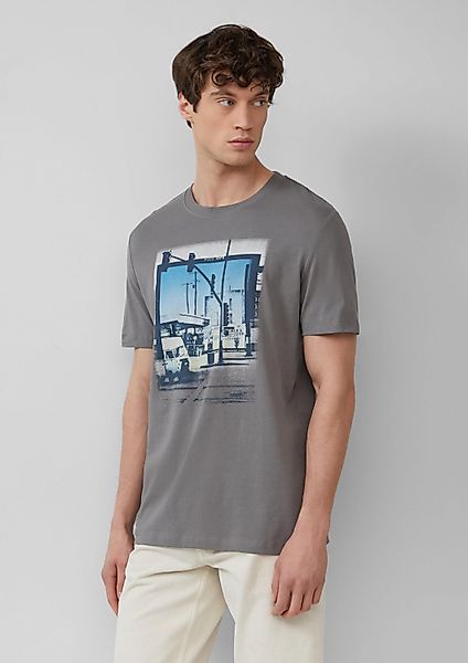 s.Oliver Kurzarmshirt T-Shirt T-Shirt aus Baumwolle günstig online kaufen