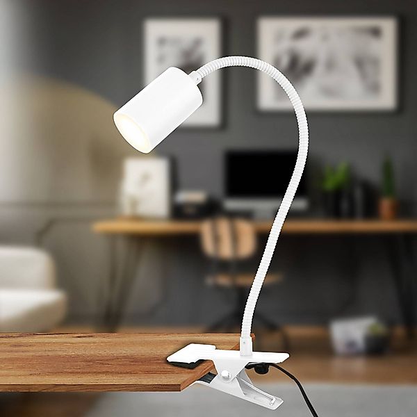 Briloner Leuchten Wandleuchte LED Schreibtischlampe Leselampe Home Office B günstig online kaufen