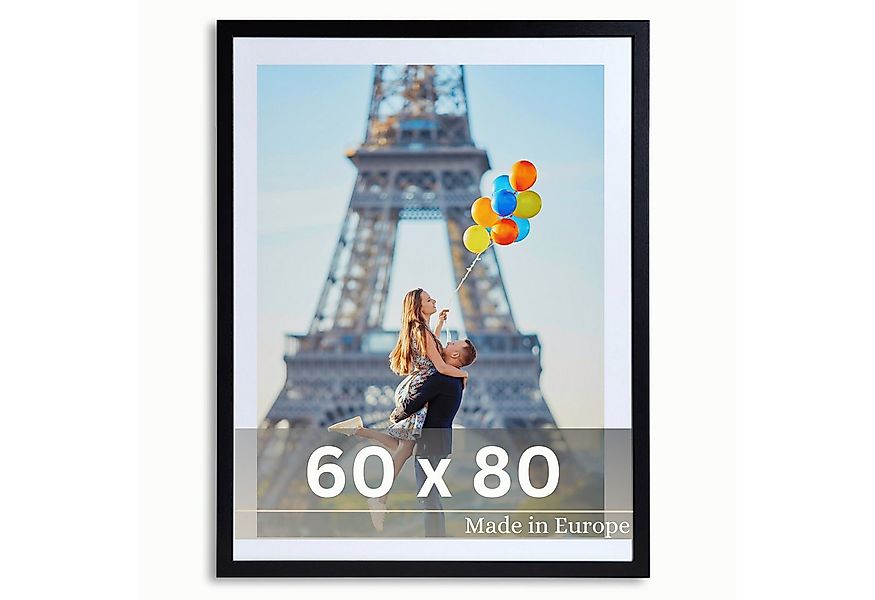 Victor (Zenith) Bilderrahmen Richter, Bilderrahmen Schwarz 60x80 cm mit 50x günstig online kaufen