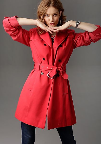 Aniston CASUAL Trenchcoat mit Gürtel zum günstig online kaufen