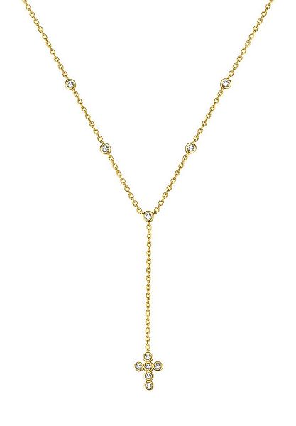 Hey Happiness Kreuzkette Lariat mit Anhänger, Elegante Y Kette aus 925 Silb günstig online kaufen