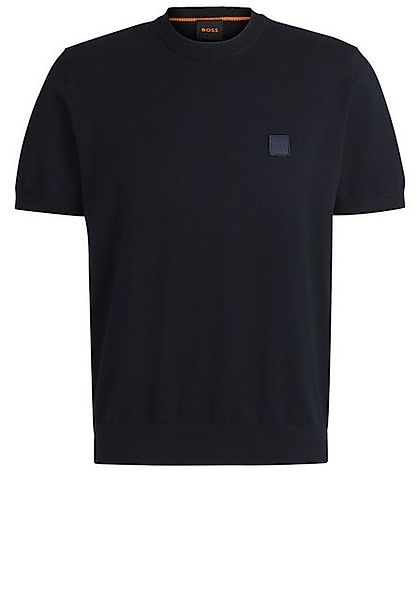 BOSS Knitted T-shirt Kanache Navy - Größe XXL günstig online kaufen