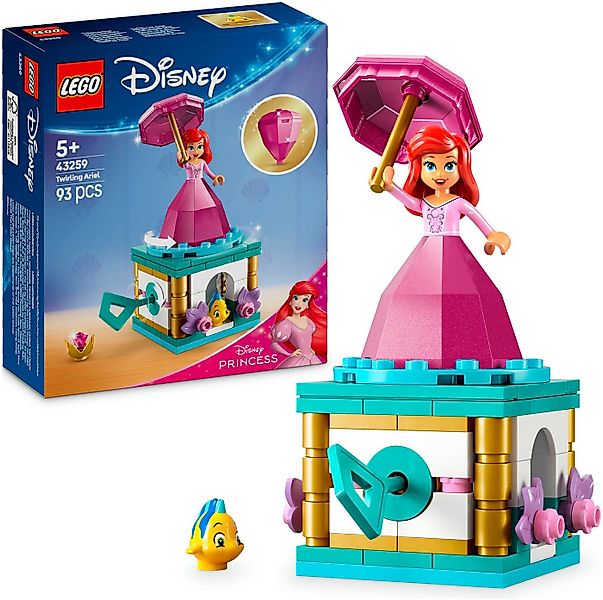 LEGO® Arielle Spieluhr (43259), LEGO Disney Princess Konstruktionsspielstei günstig online kaufen