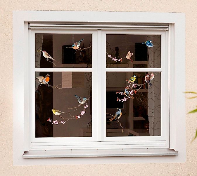 Komar Fensterbild "Cheerful", 31x31 cm (Breite x Höhe), selbsthaftend günstig online kaufen