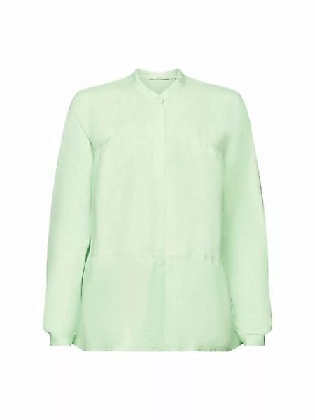 Esprit Langarmbluse Bluse aus Leinenmix günstig online kaufen