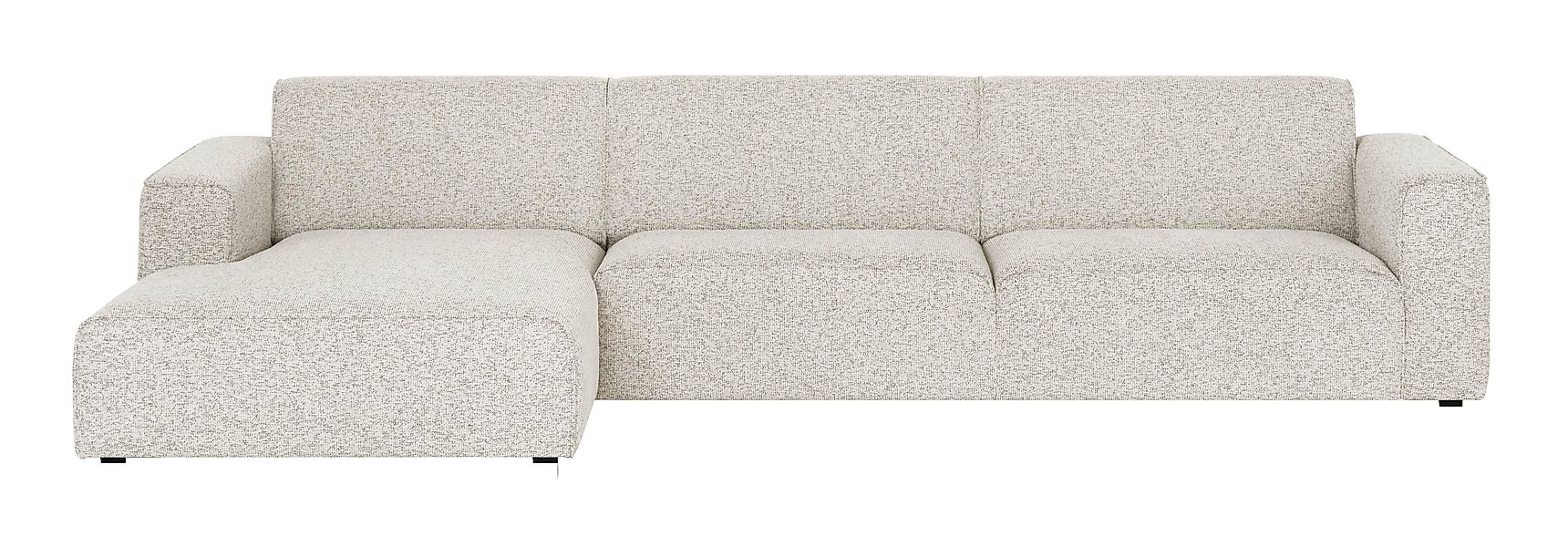NADUVI Collection | Ecksofa Gionni links 3-Sitzer Chenille günstig online kaufen