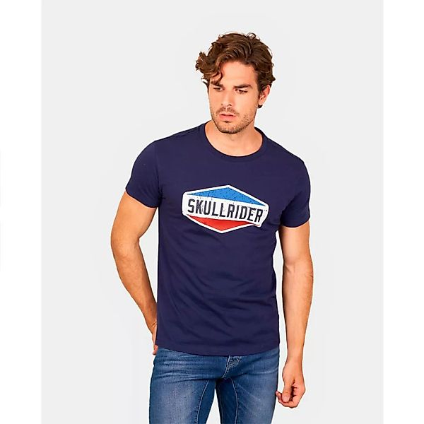 Skull Rider Petrol Kurzärmeliges T-shirt M Dark Blue günstig online kaufen