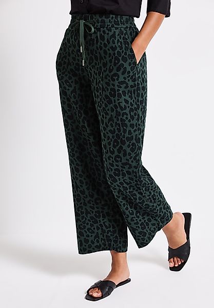 STREET ONE Stoffhose gemustert, im Musselin-Look günstig online kaufen