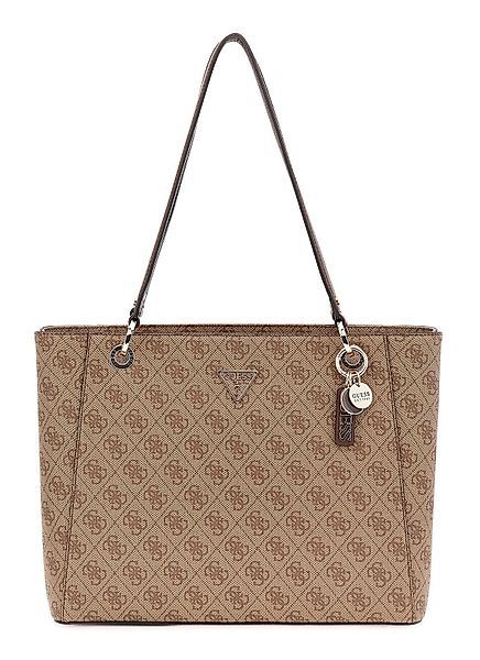 Guess Umhängetasche GUESS Shopper Noelle II Latte Logo (1, 1-tlg., 1) günstig online kaufen