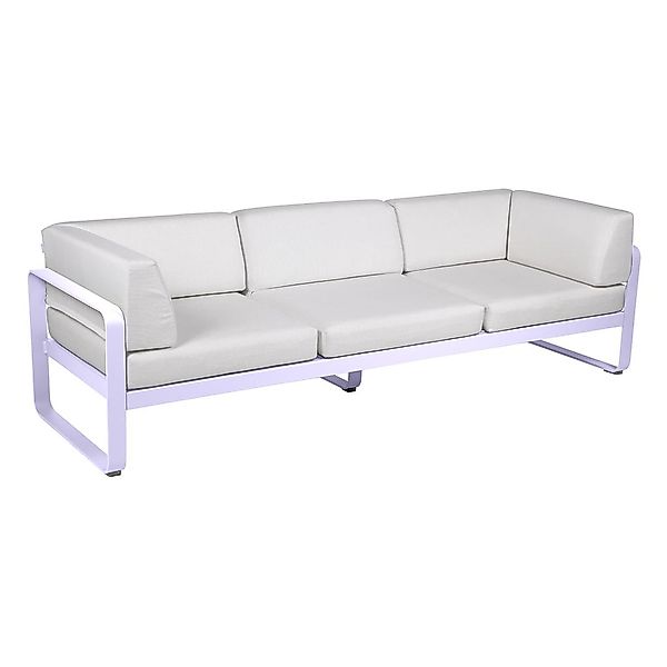 Bellevie 3-Sitzer Club Sofa Outdoor D1 Marshmallow 81 Grauweiß günstig online kaufen