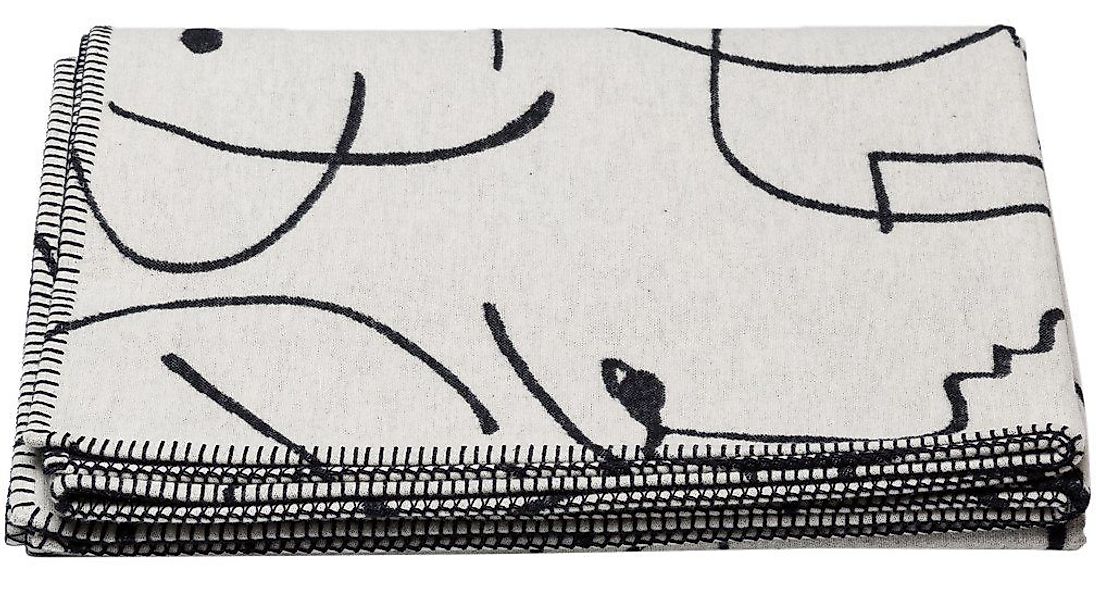 Wohndecke Sylt 'Gesichter' 140 x 200 cm, DAVID FUSSENEGGER günstig online kaufen