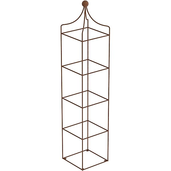 Eleo Rankobelisk Catania 170 cm x 37 cm Rankhilfe mit Rostpatina günstig online kaufen