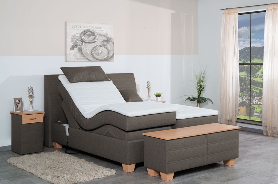 Meisterbetten Boxspringbett Syma (mit Motor, 7-Zonen günstig online kaufen