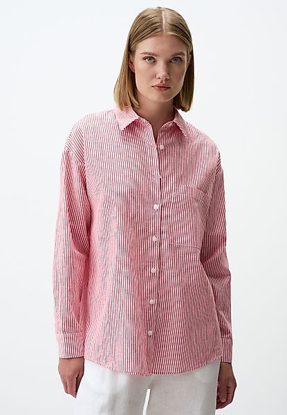 Jimmy Key Shirtbluse Langärmlig Gestreift Leinen günstig online kaufen