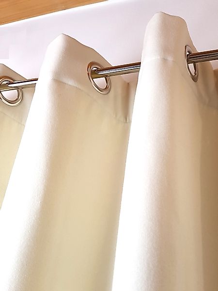 novumfix Vorhang Filzvorhang/Softfilz XXL Kälteschutz beige günstig online kaufen