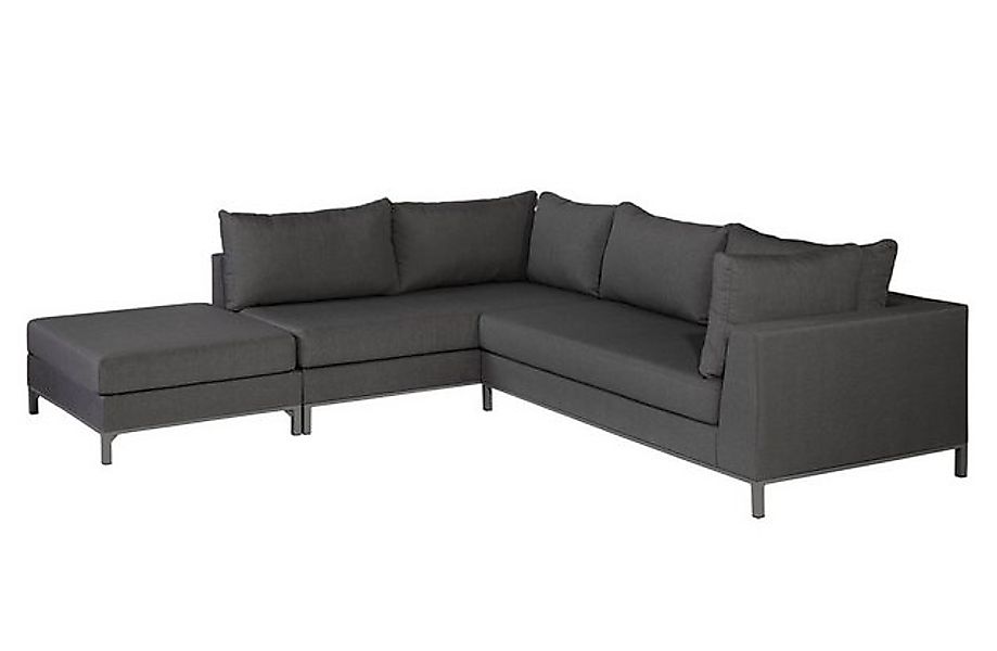 EXOTAN Gartensofa Sicilie mit Kissen Links, Dunkelgrau günstig online kaufen