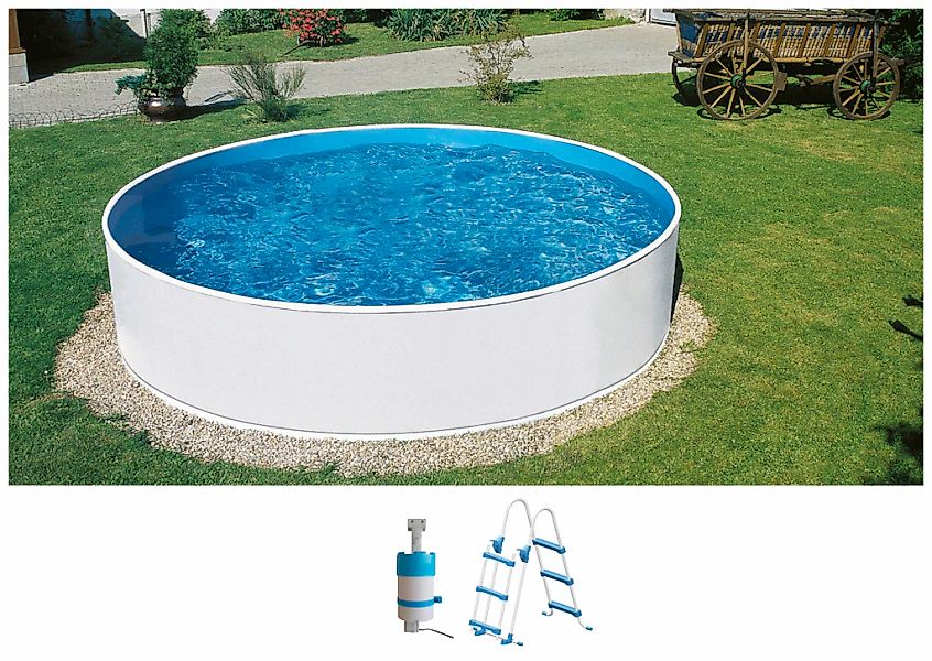 KONIFERA Rundpool "Kreta I" 3-tlg., in verschiedenen Größen günstig online kaufen