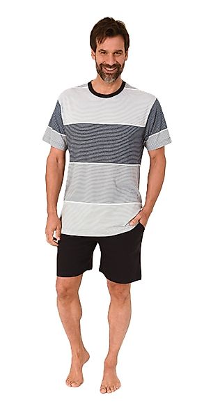 Normann Pyjama Normann Herren Schlafanzug kurzarm günstig online kaufen