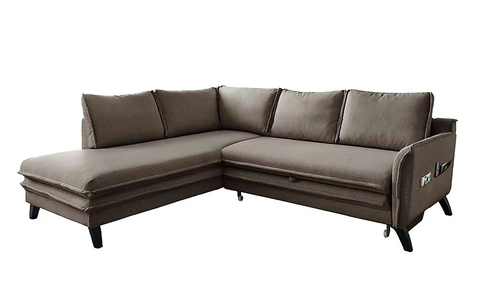 Miuform Ecksofa mit Schlaffunktion Charming Charlie ¦ braun ¦ Maße (cm): B: günstig online kaufen