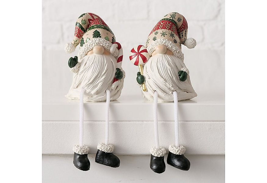 MF Weihnachtsfigur Kantenhocker Wichtel Alberto 2er Set Handarbeit Weihnach günstig online kaufen