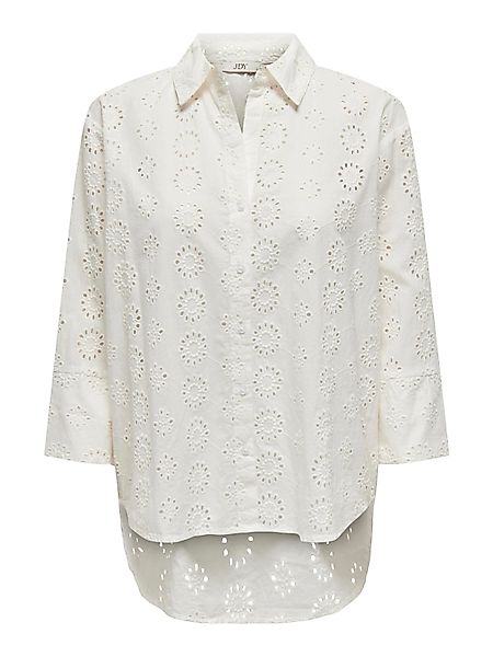 JDY Hemdbluse "JDYTALLIE 3/4 LONG SHIRT WVN NOOS" mit Lochstickerei-Detail günstig online kaufen