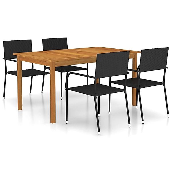 5-tlg. Garten-essgruppe Schwarz günstig online kaufen