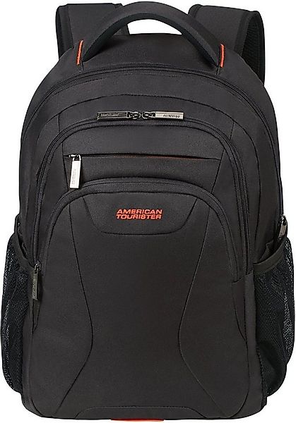 American Tourister® Laptoprucksack AT WORK, black/orange, Freizeitrucksack günstig online kaufen