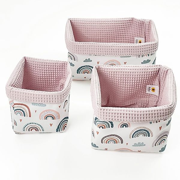 BABEES Aufbewahrungskorb Aufbewahrungskorb Wickeltisch Baby, Körbchen günstig online kaufen