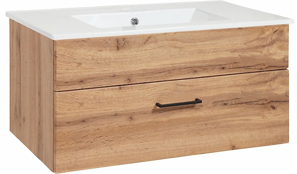 welltime Waschtisch "Trento Light mit Keramik-Auflagebecken", 1 feste Blend günstig online kaufen