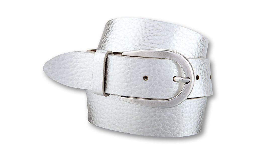 BERND GÖTZ Ledergürtel Ledergürtel mit metallischem Moonlight-Effekt günstig online kaufen