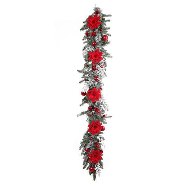 Kunstgirlande Weihnachtsgirlande mit led Beleuchtung Weihnachtsdeko günstig online kaufen