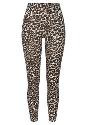 LASCANA ACTIVE Leggings in Leopardenmuster, mit breitem Bündchen günstig online kaufen