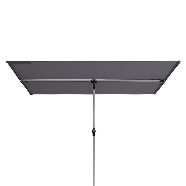 Doppler Balkonschirme Active 130 cmx 180 cm Anthrazit mit Handöffner günstig online kaufen