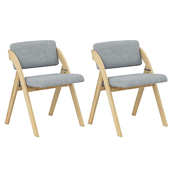 COSTWAY Klappstuhl, 2er Set, klappbar, mit günstig online kaufen