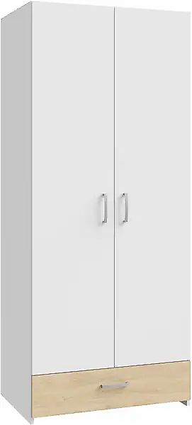 FORTE Drehtürenschrank »Econobox« Drehtürenschrank, zeitloses Design mit al günstig online kaufen