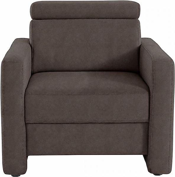 sit&more Sessel »Bologna« mit Federkern, inklusive Kopfteilverstellung günstig online kaufen
