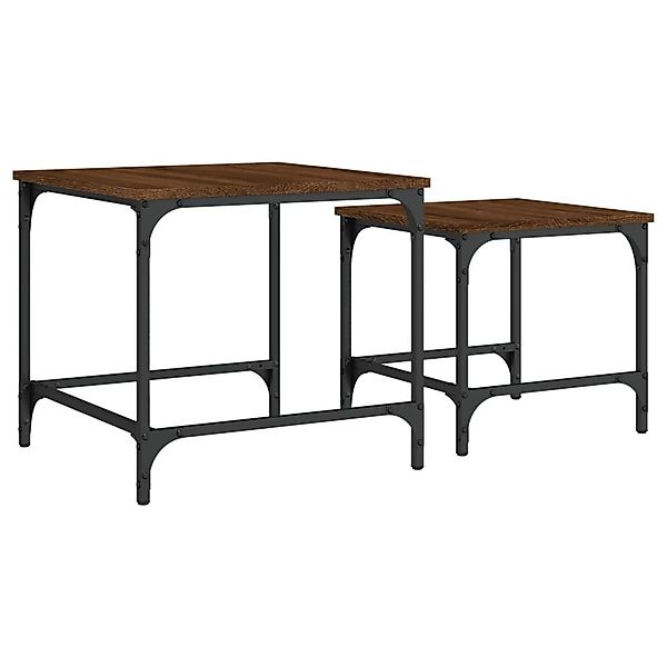 vidaXL Couchtisch Satztische 2 Stk. Braun günstig online kaufen