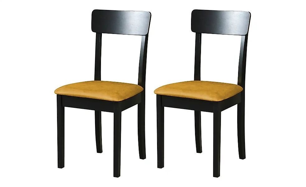 Esszimmerstuhl 2er-Set   ¦ schwarz ¦ Maße (cm): B: 43 H: 86 Stühle > Küchen günstig online kaufen