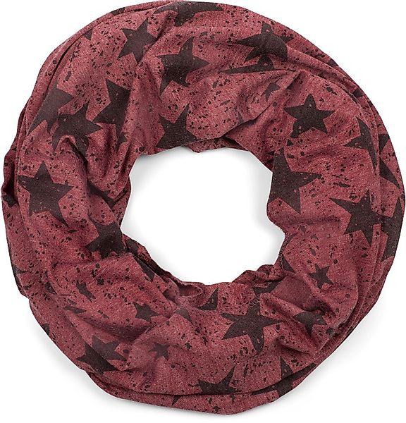 styleBREAKER Loop Loop Schal mit Sterne günstig online kaufen
