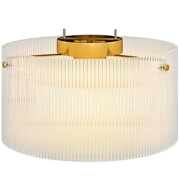 HOMCOM Deckenlampe Deckenleuchte mit E27 Fassung Runde günstig online kaufen