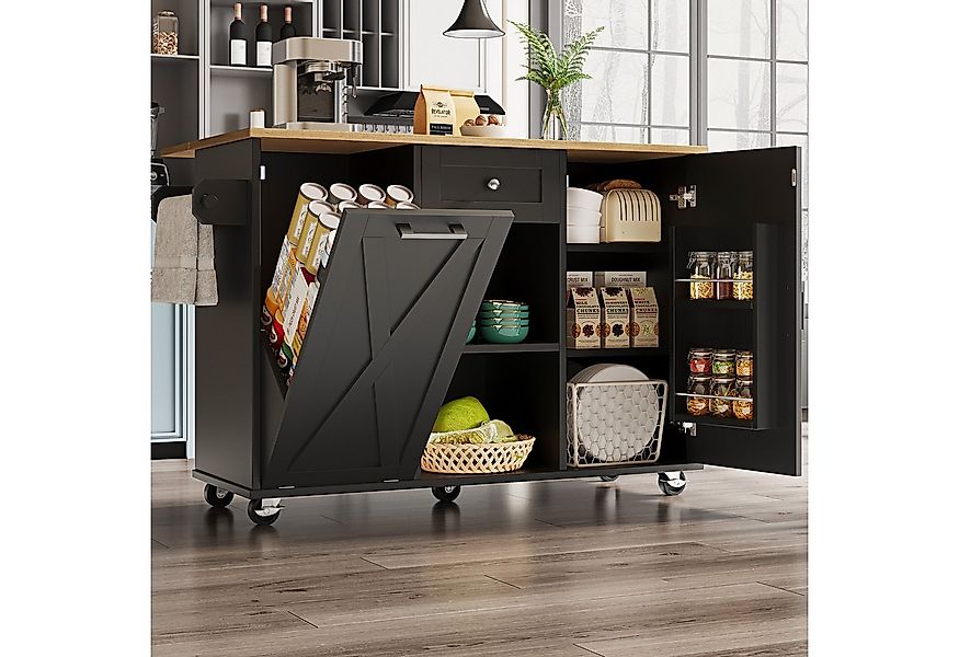 i@home Küchenwagen Kücheninsel, Küchenschrank, Multifunktionale Esstisch mi günstig online kaufen