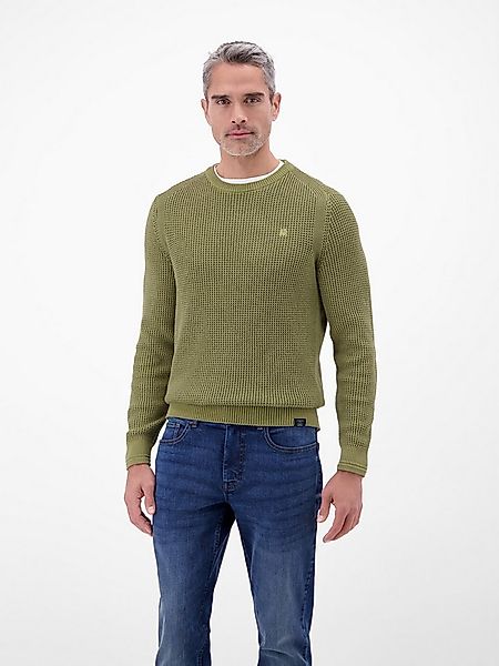 LERROS Strickpullover LERROS Herren Crewneck-Stricker in Strukturqualität günstig online kaufen