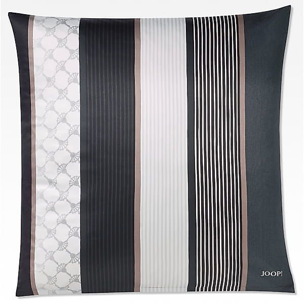 JOOP Bettwäsche Cornflower Stripes 4069 - Farbe: Deep Stone - 99 - Kissen 8 günstig online kaufen