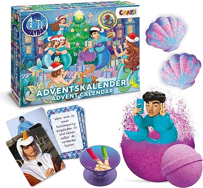 CRAZE Spielzeug-Adventskalender Kinder, Tiktok-Star Emir Bayrak Mermaid Spi günstig online kaufen