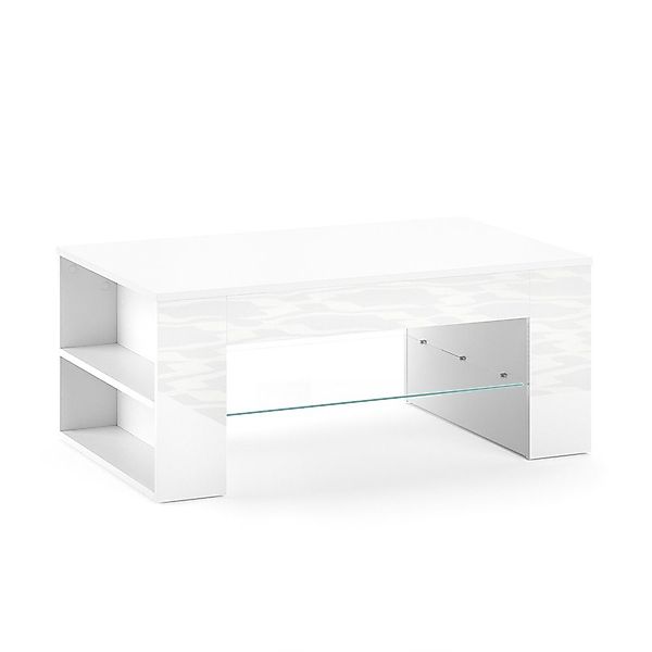 Vicco Couchtisch Stelios, Weiß Hochglanz, 100 günstig online kaufen