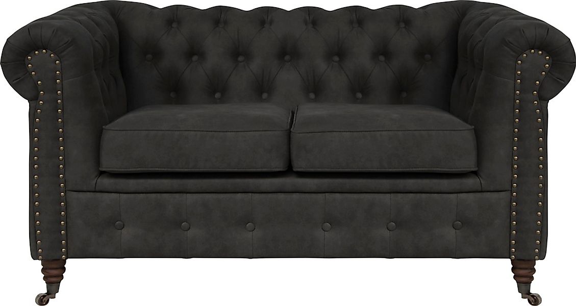 Home affaire Chesterfield-Sofa "Aarburg", aufwändige Knopfheftung und Ziern günstig online kaufen