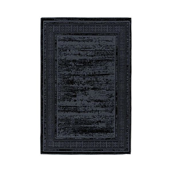 MeGusta Kurzflor Teppich Schwarz Klassisch Modern  120 x 170 cm günstig online kaufen