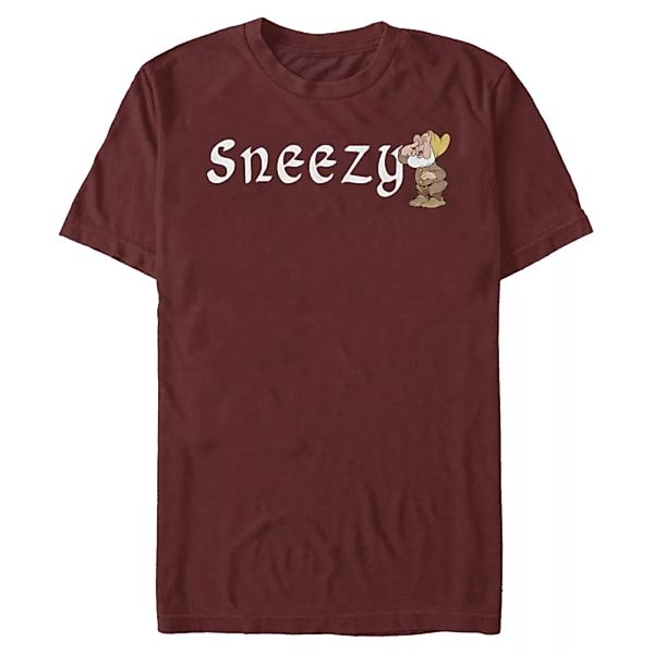 Disney - Schneewittchen - Sneezy Dwarf - Männer T-Shirt günstig online kaufen
