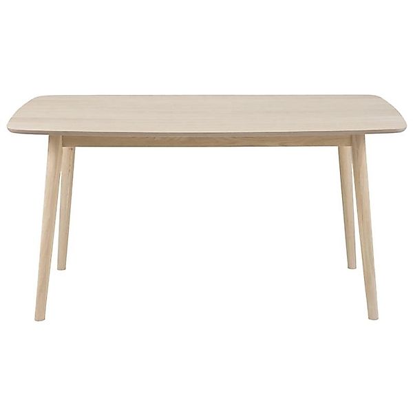 ebuy24 Naila Esszimmertisch 80x150 cm Eiche Dekor Weiss Gelaugt günstig online kaufen