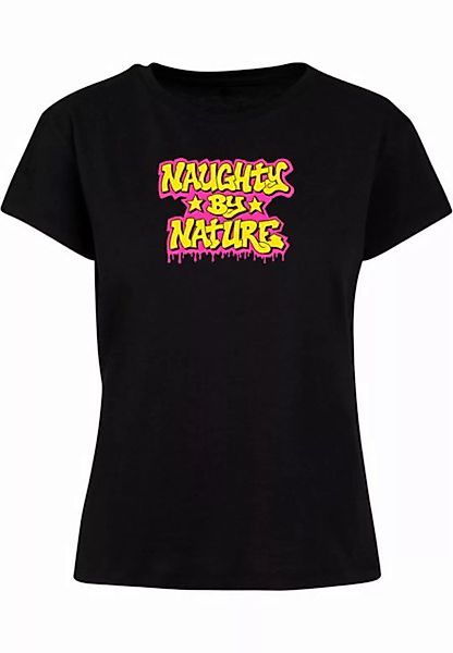 Merchcode T-Shirt Merchcode Damen Ladies Naughty By Nature - Neon Drop Box günstig online kaufen